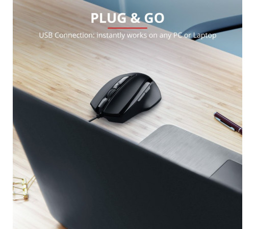 Миша Trust Voca Black (23650_TRUST)