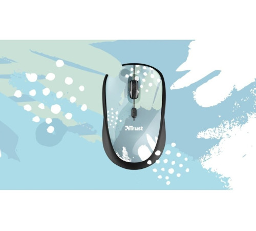 Миша Trust YVI WL BLUE BRUSH (24442)