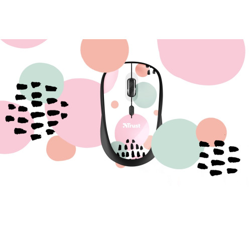 Миша Trust YVI WL PINK CIRCLES (24441)