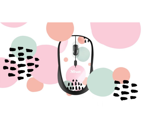 Миша Trust YVI WL PINK CIRCLES (24441)