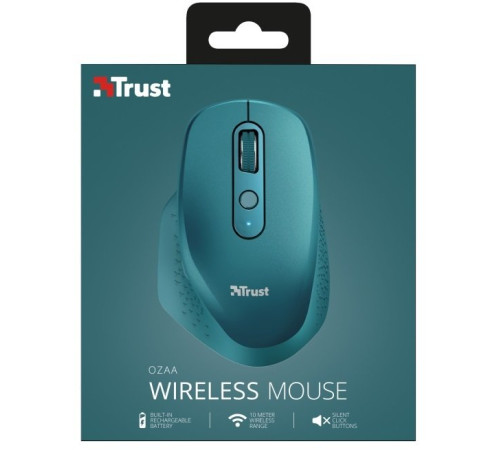 Миша Trust Ozaa Rechargeable WL Blue (24034)
