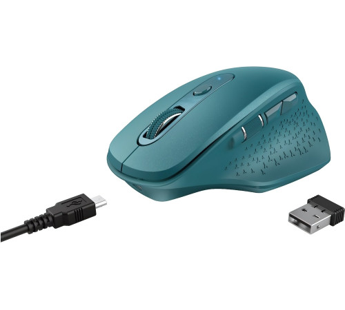 Миша Trust Ozaa Rechargeable WL Blue (24034)