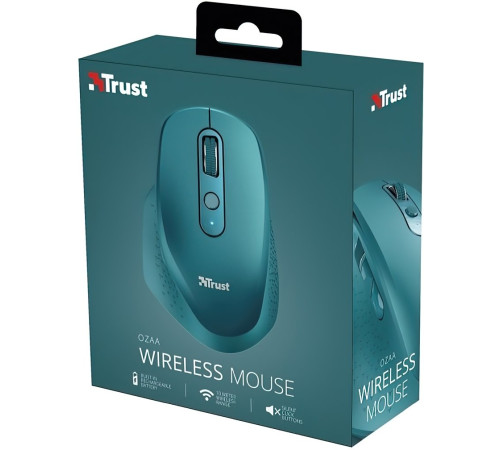 Миша Trust Ozaa Rechargeable WL Blue (24034)