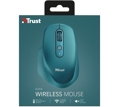 Миша Trust Ozaa Rechargeable WL Blue (24034)