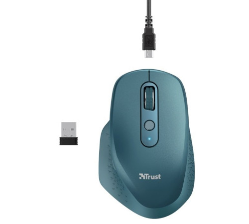 Миша Trust Ozaa Rechargeable WL Blue (24034)
