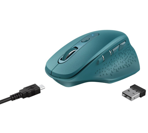 Миша Trust Ozaa Rechargeable WL Blue (24034)