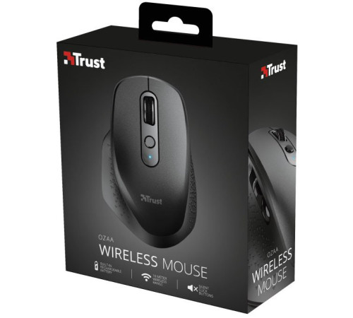 Миша Trust Ozaa Rechargeable WL Black (23812_TRUST)