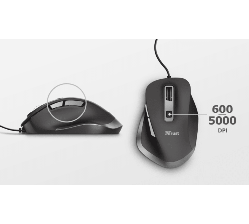 Миша Trust Fyda Comfort Black (23808_TRUST)