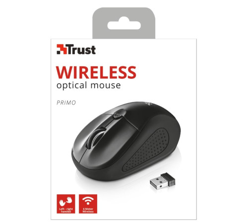 Миша Trust PRIMO WL BLACK (20322_)