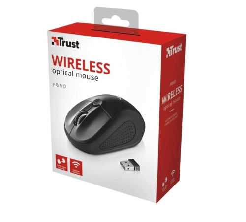 Миша Trust PRIMO WL BLACK (20322_)