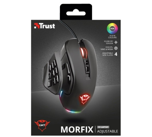 Игровая мышь Trust GXT 970 Morfix Customisable Blue (23764_TRUST)