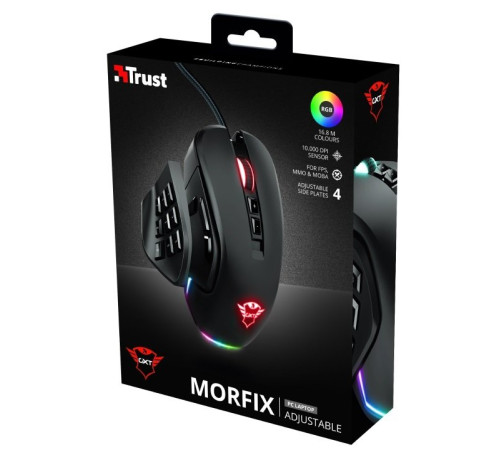 Игровая мышь Trust GXT 970 Morfix Customisable Blue (23764_TRUST)