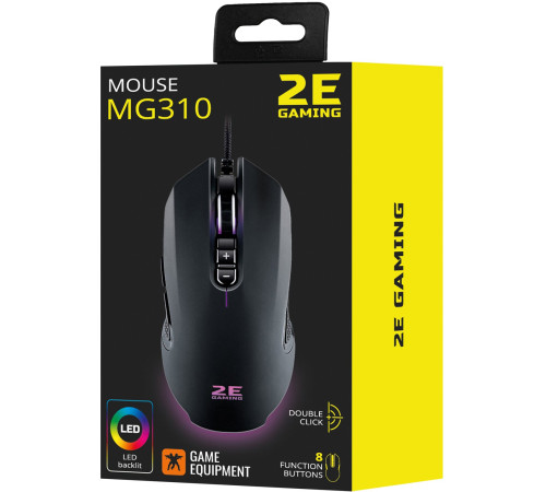 Ігрова миша 2E Gaming MG310 RGB USB Black (2E-MG310UB)