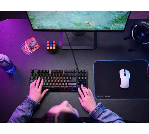 Игровая мышь Trust GXT 923 YBAR Wireless White (24889_TRUST)