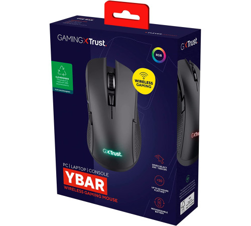 Игровая мышь Trust GXT 923 YBAR Wireless Black (24888_TRUST)