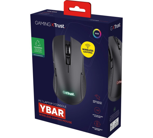 Игровая мышь Trust GXT 923 YBAR Wireless Black (24888_TRUST)