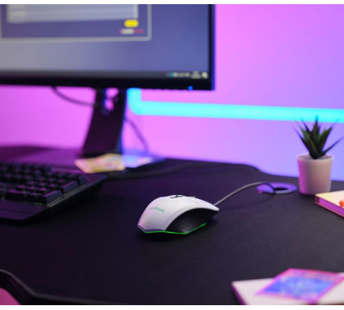 Игровая мышь Trust GXT 109 FELOX RGB White (25066_TRUST)