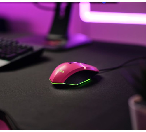 Игровая мышь Trust GXT 109 FELOX RGB Pink (25068_TRUST)