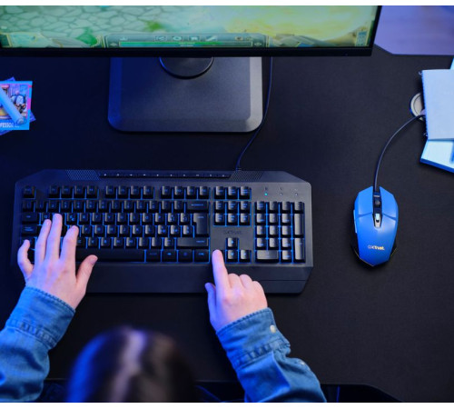 Игровая мышь Trust GXT 109 FELOX RGB Blue (25067_TRUST)