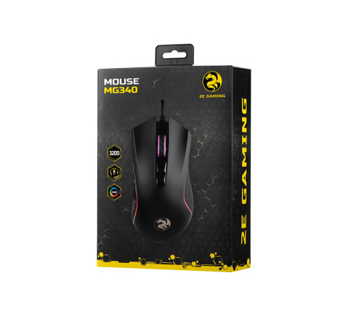 Ігрова миша 2E Gaming MG340 RGB USB Black (2E-MG340UB)