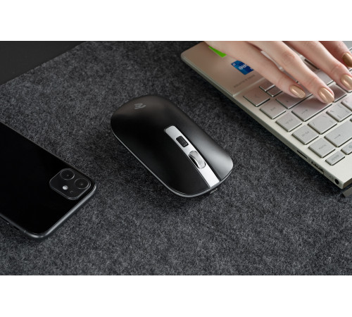 Миша 2Е MF290 Rechargeable Bluetooth + WL Black (2E-MF290WB)