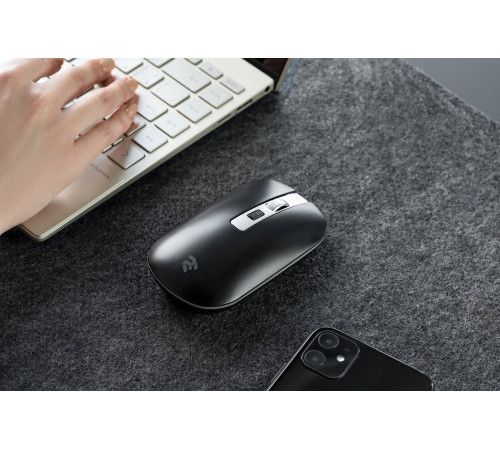 Миша 2Е MF290 Rechargeable Bluetooth + WL Black (2E-MF290WB)