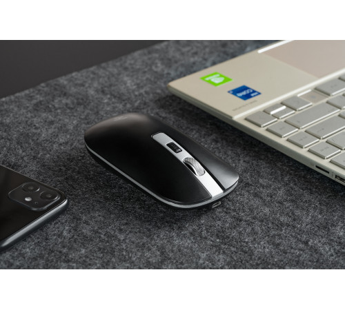 Миша 2Е MF290 Rechargeable Bluetooth + WL Black (2E-MF290WB)