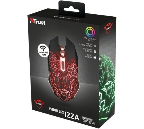 Ігрова миша Trust GXT107 Izza Wireless Mouse Black (23214_TRUST)