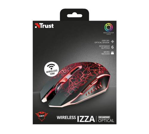 Ігрова миша Trust GXT107 Izza Wireless Mouse Black (23214_TRUST)