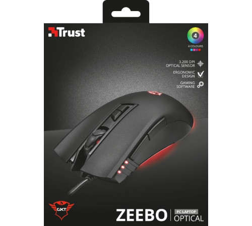 Ігрова миша Trust GXT121 ZEEBO BLACK (23091_TRUST)