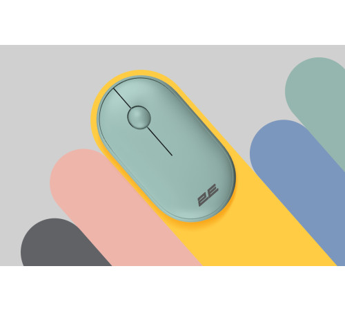 Мышь 2E MF300 Silent WL BT Ashen green (2E-MF300WGN)