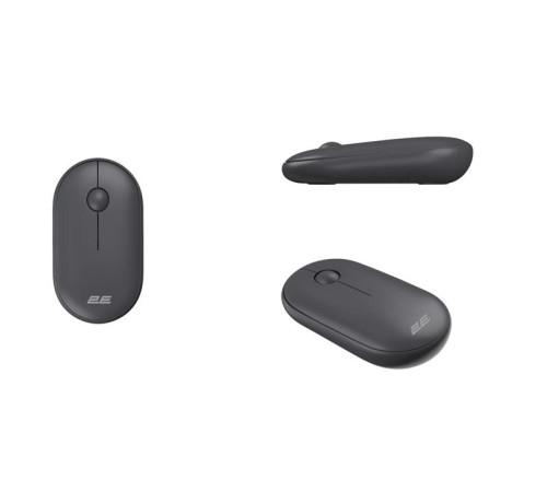 Мышь 2E MF300 Silent WL BT Graphite black (2E-MF300WBK)