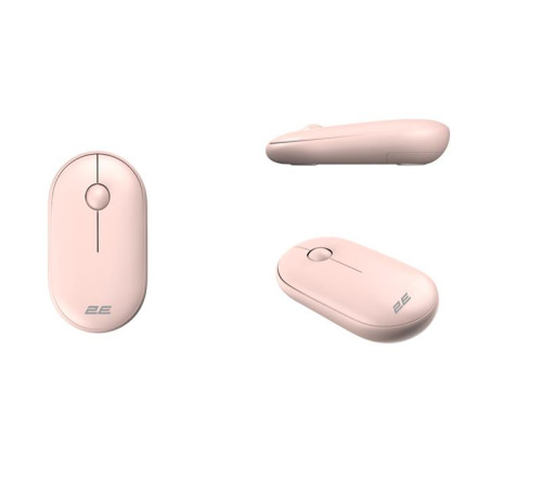Мышь 2E MF300 Silent WL BT Mallow pink (2E-MF300WPN)