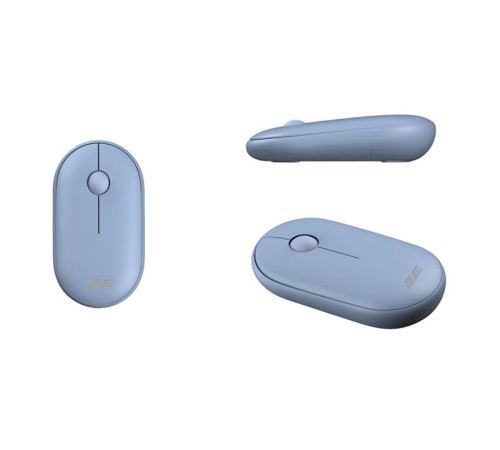 Мышь 2E MF300 Silent WL BT Stone blue (2E-MF300WBL)