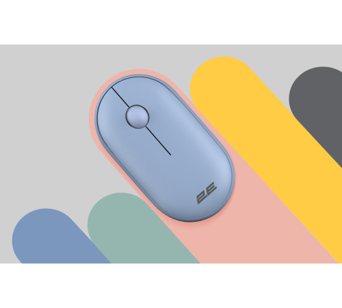 Мышь 2E MF300 Silent WL BT Stone blue (2E-MF300WBL)