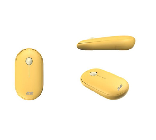 Мышь 2E MF300 Silent WL BT Sunny yellow (2E-MF300WYW)