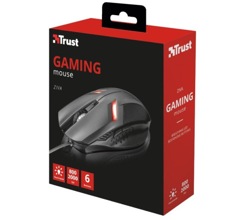 Ігрова миша Trust Ziva Gaming BLACK (21512_TRUST)