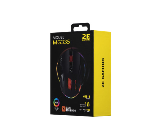 Ігрова миша 2E Gaming MG335 RGB USB Black (2E-MG335UB)