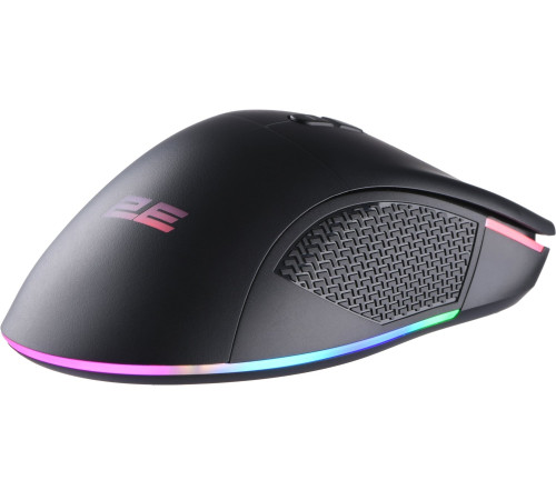 Ігрова миша 2E GAMING MG350 WL, RGB USB Black (2E-MG350UB-WL)