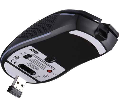 Ігрова миша 2E GAMING MG350 WL, RGB USB Black (2E-MG350UB-WL)