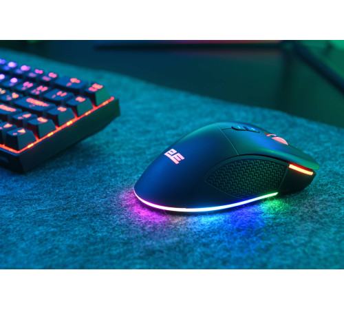 Ігрова миша 2E GAMING MG350 WL, RGB USB Black (2E-MG350UB-WL)