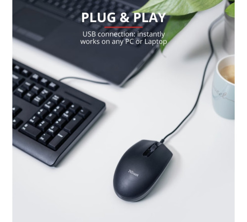 Миша Trust Basic USB Black (24271)
