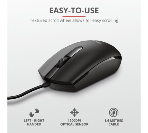 Миша Trust Basic USB Black (24271)