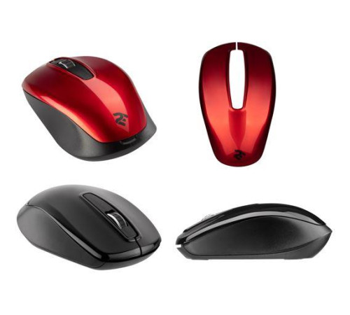 Миша 2Е MF2020 WL Black and Red (2E-MF2020WB)