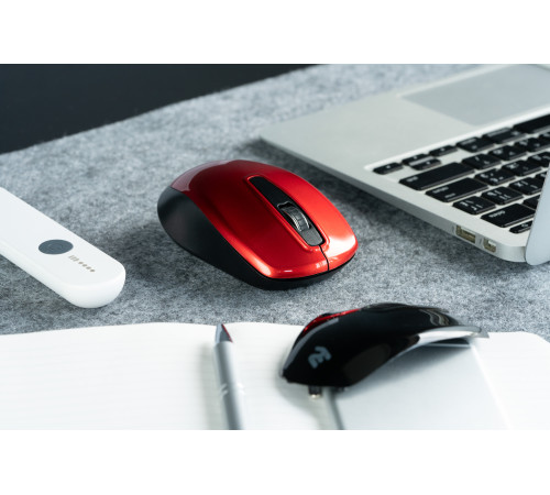 Миша 2Е MF2020 WL Black and Red (2E-MF2020WB)