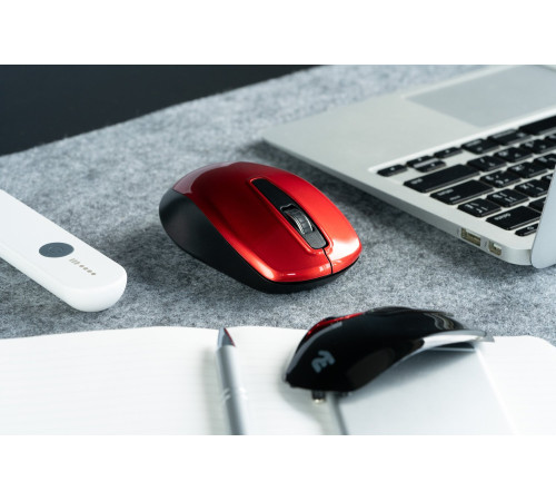 Миша 2Е MF2020 WL Black and Red (2E-MF2020WB)
