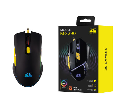 Ігрова миша 2E Gaming MG300 RGB USB Black (2E-MG300UB)