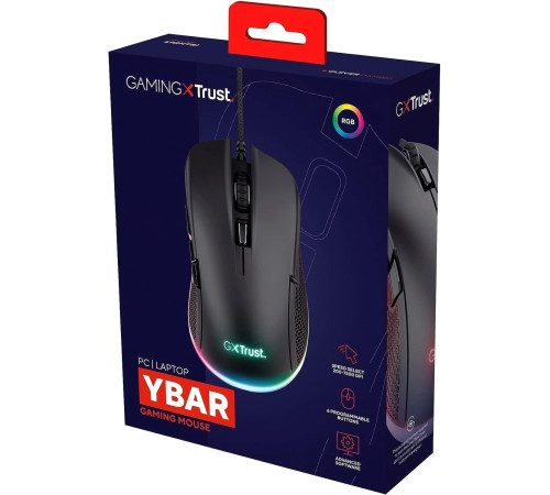 Миша Trust ECO GXT 922 YBAR Black (24729_TRUST)