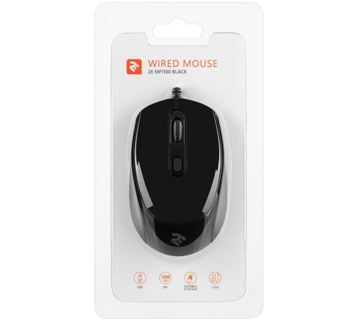 Мышь 2Е MF1100 USB Black (2E-MF1100UB)