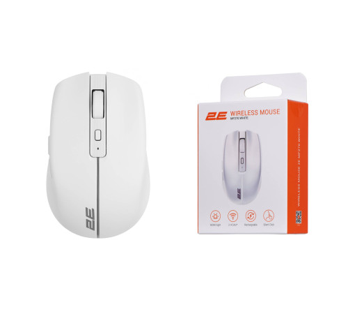 Миша 2E MF270 Silent Rechargeable WL White (2E-MF270WWH)